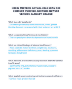 NR602 MIDTERM ACTUAL 2024 EXAM 500 CORRECT VERIFIED ANSWERS NEWEST VERSION ALREADY GRADED