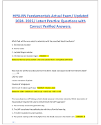 ATI Med Surg – Gastrointestinal Study Guide and  Updated Practice Questions 2024-2025 with  Correct Verified Answers. Graded A+