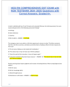 HESI A2 Vocabulary Exam/ Advanced HESI A2 Vocabulary Actual Exam/ Latest 2024- 2025/ 300+ Terms with Correct Answers