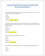 Capstone ATI NCLEX Medical  Surgical Assessment 1 2023-2024  Exam With Verified Answers. 100%