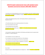  HESI A2 CHEMISTRY/ Advanced HESI A2 Chemistry Latest Questions with Correct Answers/ Updated 2024-2025.