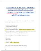 Advanced NR509 Week 4 Test Bank, Questions and  Correct Answers 2024-2025.