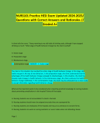 PN ATI Comprehensive Predictor, A & B 2024- 2025 Complete Questions with Correct Verified  Answers. Rated A+