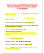 Pathophysiology D236 Worksheet/ Updated 2024-2025. Rated A+