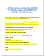 HESI MED SURG EXAM, Med Surg Latest  Exam/ Updated 2024-2025 ALL 200  Questions with Correct Verified Answers with  Rationales/ Rated A+.