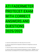 ATI Fundamentals Proctored Exam with correct questions and answers 2024/2025