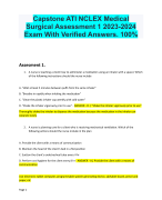 ATI Med Surg – Gastrointestinal Study Guide and  Updated Practice Questions 2024-2025 with  Correct Verified Answers. Graded A+