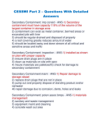 CESSWI Part 2 – Questions With Detailed  Answers