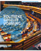 Samenvatting Maatschappijwetenschappen Politieke Besluitvorming