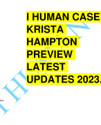 I HUMAN CASE  KRISTA  HAMPTON PREVIEW LATEST  UPDATES 2023