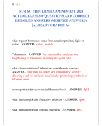 NUR 631 MIDTERM EXAM NEWEST 2024  ACTUAL EXAM 350 QUESTIONS AND CORRECT  DETAILED ANSWERS (VERIFIED ANSWERS) |ALREADY GRADED A+