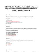 NSG 6020 3P EXAM LATEST EXAM 2022-2024QUESTIONS AND  SOLUTIONS/ NSG 6020 3P EXAM QUESTIONS AND  SOLUTIONS|REAL EXAM ALREADY GRADED A+