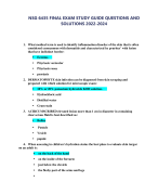 ATI CAPSTONE MED SURG (VERSION 1  & VERSION 2) LATEST 2022-2023 EACH  VERSION CONTAINS 120 QUESTIONS  AND CORRECT ANSWERS | AGRADE