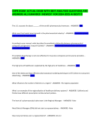 CNPR EXAM  ACTUAL EXAM WITH BEST ANALYSED QUESTIONS AND  ANSWERS ALL IGRANDED  INEWEST  FOR 2024-202