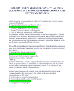 ATI COMPREHENSIVE PREDICTOR EXAM (Version1 TO  Version 10,UPDATED 2022) | QUESTIONS AND ELABORATED ANSWERS