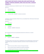 WEST COAST EMT BLOCK 2 EXAM 2024-2025 QUESTIONS AND CORRECT VERIFIED ANSWERS /100% PASS SOLUTION / ALREADY GRADED A+