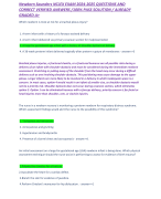 Med-Surg II HESI Test Bank EXAM 2024-2025 QUESTIONS AND CORRECT VERIFIED ANSWERS /100% PASS SOLUTION / ALREADY GRADED A+