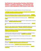 Test Bank for Understanding Nutrition 16th Edition Whitney