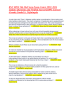 BSN HESI 266 Med Surg Exam (Latest 2023/ 2024 Update) Questions and Verified Answers|100% Correct| Already Graded A- Nightingale