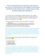 NUR 635 MIDTERM EXAM NEWEST 2024 ACTUAL  EXAM ALL 75 QUESTIONS AND CORRECT DETAILED  ANSWERS WITH ADDITIONAL EXTRA POINTS FOR  REVIEW |ALREADY GRADED A+