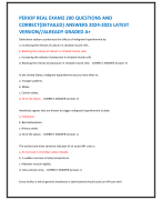 PERIOP REAL EXAM2 200 QUESTIONS AND  CORRECT ANSWERS 2024-2025 LATEST  VERSION//ALREADY GRADED A+ Dantrolene sodium counteracts the effects of malignant hyperthermia by