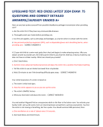 LIFEGUARD TEST: RED CROSS LATEST 2024 EXAM 75  QUESTIONS AND CORRECT DETAILED  ANSWERS//ALREADY GRADED A+ How can you best protect yourself from possible bloodborne pathogen transmission when providing  care?