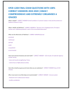 KPER 1200 FINAL EXAM QUESTIONS WITH 100%  CORRECT ANSWERS 2023-2024 |HIGHLY  COMPREHENSIVE AND EXTREMELY ORGANISED A  GRADED