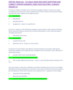 CNOR Practice Exam Prep by CCI EXAM 2024-2025 QUESTIONS AND CORRECT VERIFIED ANSWERS /100% PASS SOLUTION / ALREADY GRADED A+