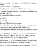 I B.Tech Semester Supplimentary Examinations, June 2009 ANALYTICAL CHEMISTRY (Chemical Engineering)