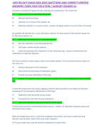 HESI RN EXIT EXAM PREDICTED EXAM 2024-2025 QUESTIONS AND CORRECT VERIFIED ANSWERS /100% PASS SOLUTION / ALREADY GRADED A+