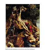 Which of the following qualities are present in the work of Peter Paul Rubens?