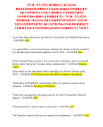 CAIA LEVEL 1 & 2 EXAM COMPLETE QUESTIONS  AND 100% CORRECT VERIFIED ANSWERS GRADED  A/ CAIA LEVEL 1 & 2 EXAM COMPLETE QUESTIONS  AND 100% CORRECT VERIFIED ANSWERS GRADED  A (GUARANTEED SUCCESS)