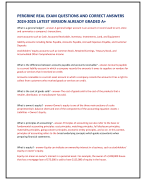 PERGRINE REAL EXAM QUESTIONS AND CORRECT ANSWERS  2024-2025 LATEST VERSION ALREADY GRADED A+