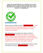 NR548/ NR 548 EXAM 1 NEWEST LATEST UPDATE 2024-2025  PSYCHIATRIC ASSESSMENT FOR THE PSYCHIATRIC MENTAL HEALTH NURSE PRACTITIONER REVIEW WEEK  1&2 QUESTIONS WITH CORRECT VERIED ANSWERS  GRADED A+