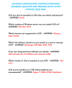 3CX BASIC CERTIFICATION /CERTIFICATION BASIC (3CX)REAL QUESTION AND ANSWERS WITH LATEST UPDATES 2023-2024.
