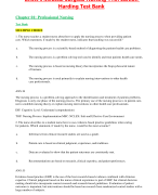 Lewis's Medical Surgical Nursing 11th Edition Harding Test Bank