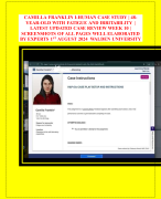 CAMILLA FRANKLIN I-HUMAN CASE STUDY | 48-YEAR-OLD WITH FATIGUE AND IRRITABILITY | LATEST UPDATED CASE REVIEW WEEK 10 | SCREENSHOTS OF ALL PAGES WELL ELABORATED  BY EXPERTS 1ST AUGUST 2024  WALDEN UNIVERSITY