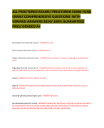 ALL PROCTORED EXAMS/ PROCTORED EXAM FUND EXAM/ COMPREHENSIVE QUESTIONS WITH  VERIFIED ANSWERS 2024/ 100% GUARANTEED  PASS/ GRADED A+