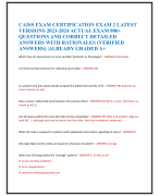 WGU D075 OA EXAM NEWEST 2024 / WGU D276 WEB DEVEOPMENT  FOUNDATIONS NEWEST 2024 ACTUAL EXAM 60 QUESTIONS AND  CORRECT DETAILED ANSWERS (VERIFIED ANSWERS) |ALREADY  GRADED A+