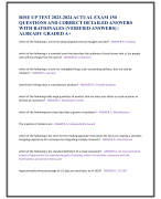 ATI DOSAGE CALCULATIONS 2023-2024 ACTUAL  EXAM 230 REAL EXAM QUESTIONS AND CORRECT  DETAILED ANSWERS (VERIFIED ANSWERS)  |ALREADY GRADED A+