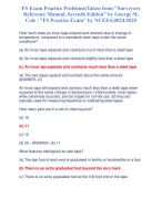 FS Exam Practice Problems(Taken from 