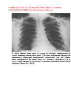IHUMAN CASE STUDY JACOB ABRAHAM 58 YR OLD MALE CC BURNING  CHEST DISCOMFORT COMPLETE AND VE, Exams of Nursing