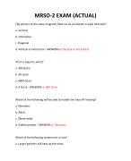 MRSO-2 EXAM (ACTUAL) 2024 QUESTIONS AND ANSWERS