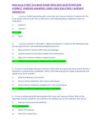 Med-Surg II HESI Test Bank EXAM 2024-2025 QUESTIONS AND CORRECT VERIFIED ANSWERS /100% PASS SOLUTION / ALREADY GRADED A+