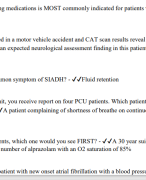 Progressive Care RN A 65 Questions with 100% Correct Answers Latest Update Verified