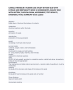 CAMILLA FRANKLIN I HUMAN CASE STUDY 48-YEAR-OLD WITH FATIGUE AND IRRITABILITY WEEK 10 SCREENSHOTS AUGUST 2024 WITH HISTORY, PHYSICAL EXAM, ASSESSMENT, TEST RESULTS, DIAGNOSIS, PLAN, SUMMURY latest update