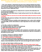 HESI MED SURG 2024 VERSION 1 ACTUAL 55 QUESTIONS WITH DETAILED  VERIFIED ANSWERS AND RATIONALE /A+ GRADE ASSURD