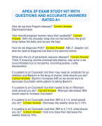 APEA 3P PREP KIT WITH COMPLETE  QUESTIONS AND ACCURATE ANSWERS  RATED A+