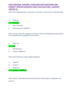 NCSF PERSONAL TRAINING  EXAM 2024-2025 QUESTIONS AND CORRECT VERIFIED ANSWERS /100% PASS SOLUTION / ALREADY GRADED A+