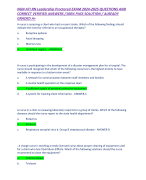 NGN ATI RN Leadership Proctored EXAM 2024-2025 QUESTIONS AND CORRECT VERIFIED ANSWERS /100% PASS SOLUTION / ALREADY GRADED A+